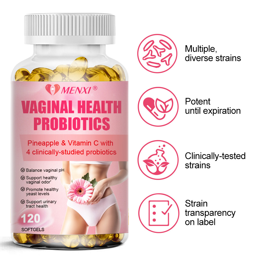 URO O Positiv Vaginal Probiotics for Women pH Balance with Prebiotics 120 COUNT
