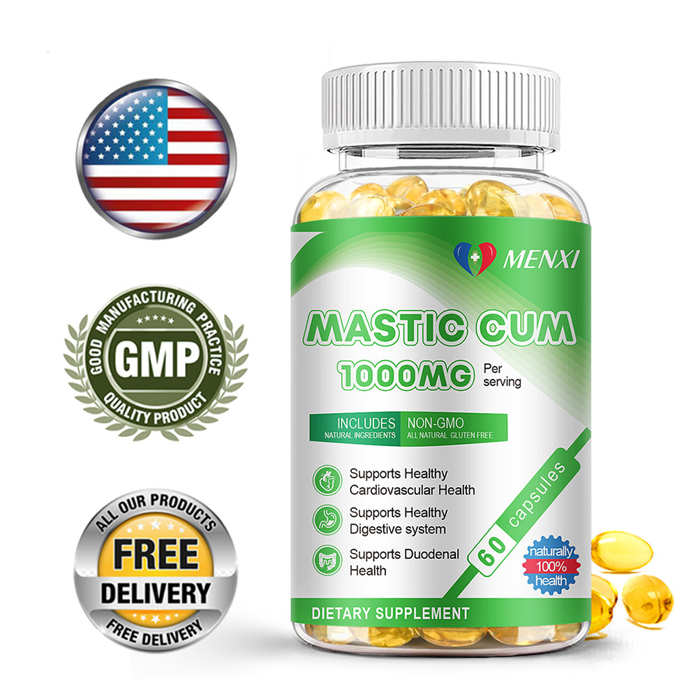 Mastic Gum Capsules 1000mg – Support Gastrointestinal Health, Digestive System