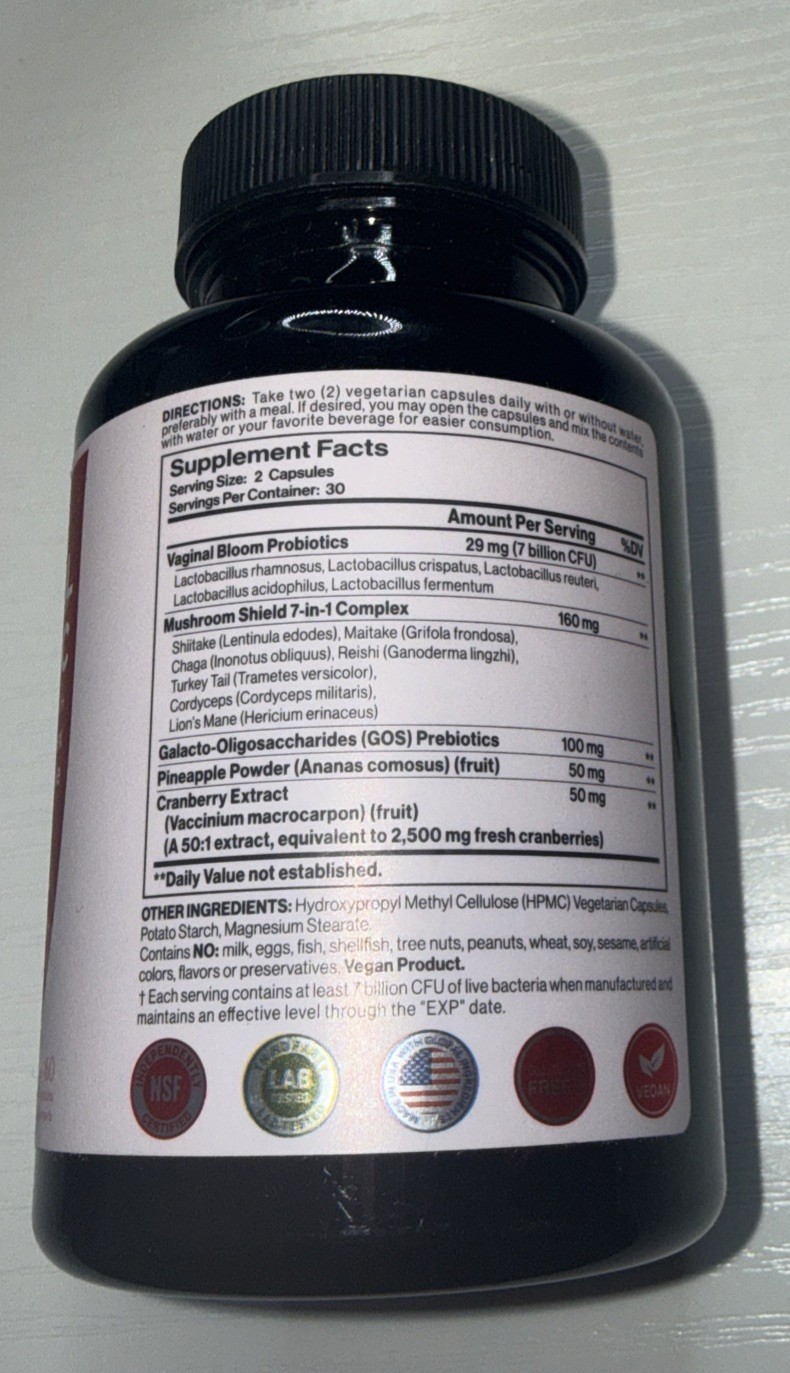 HerAuré Vaginal Probiotic – pH Balance, Odor Control & Flora Health, 60 Count