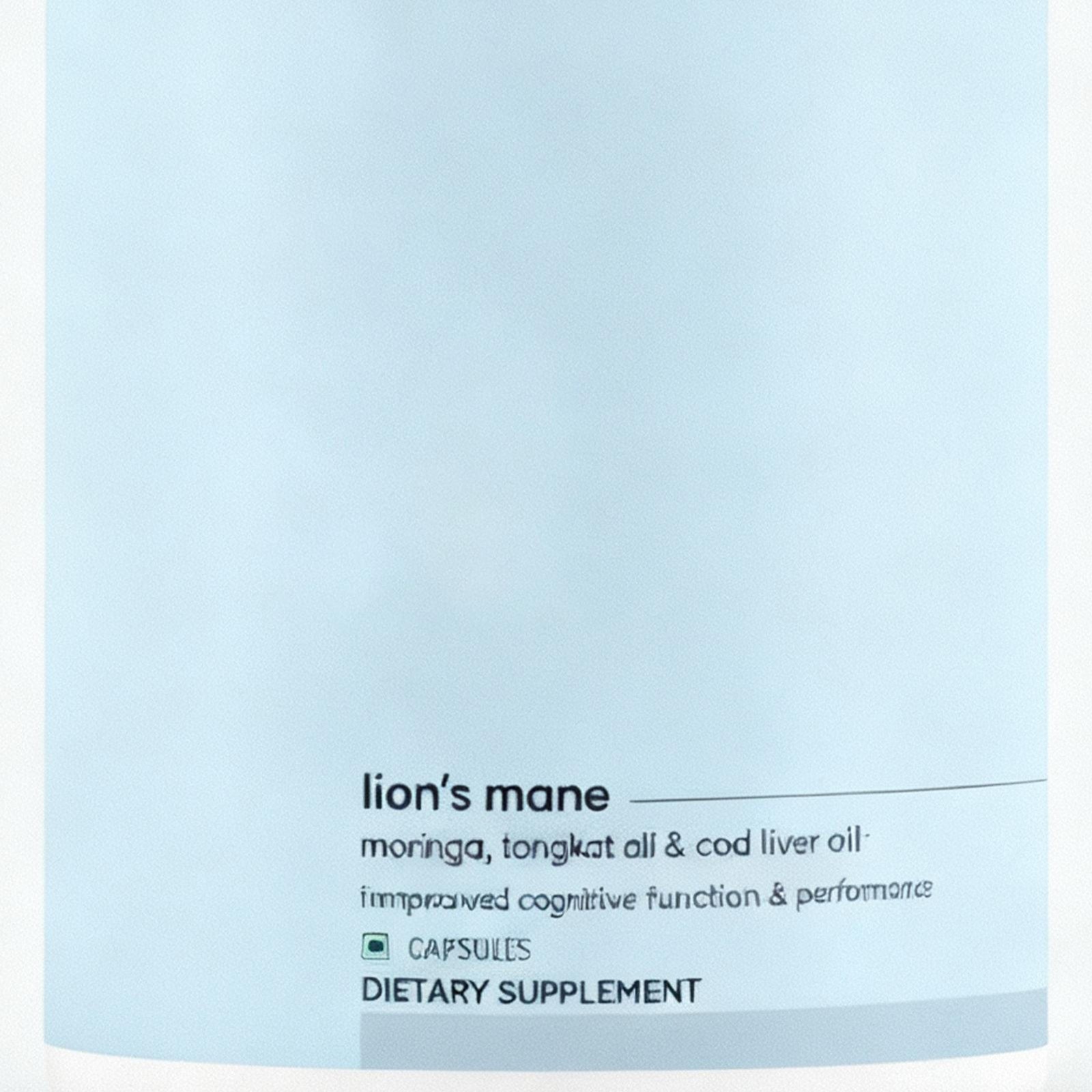 Energy Supplements By Lion’s Mane Caps Metabolism Health Products 60 Granules-