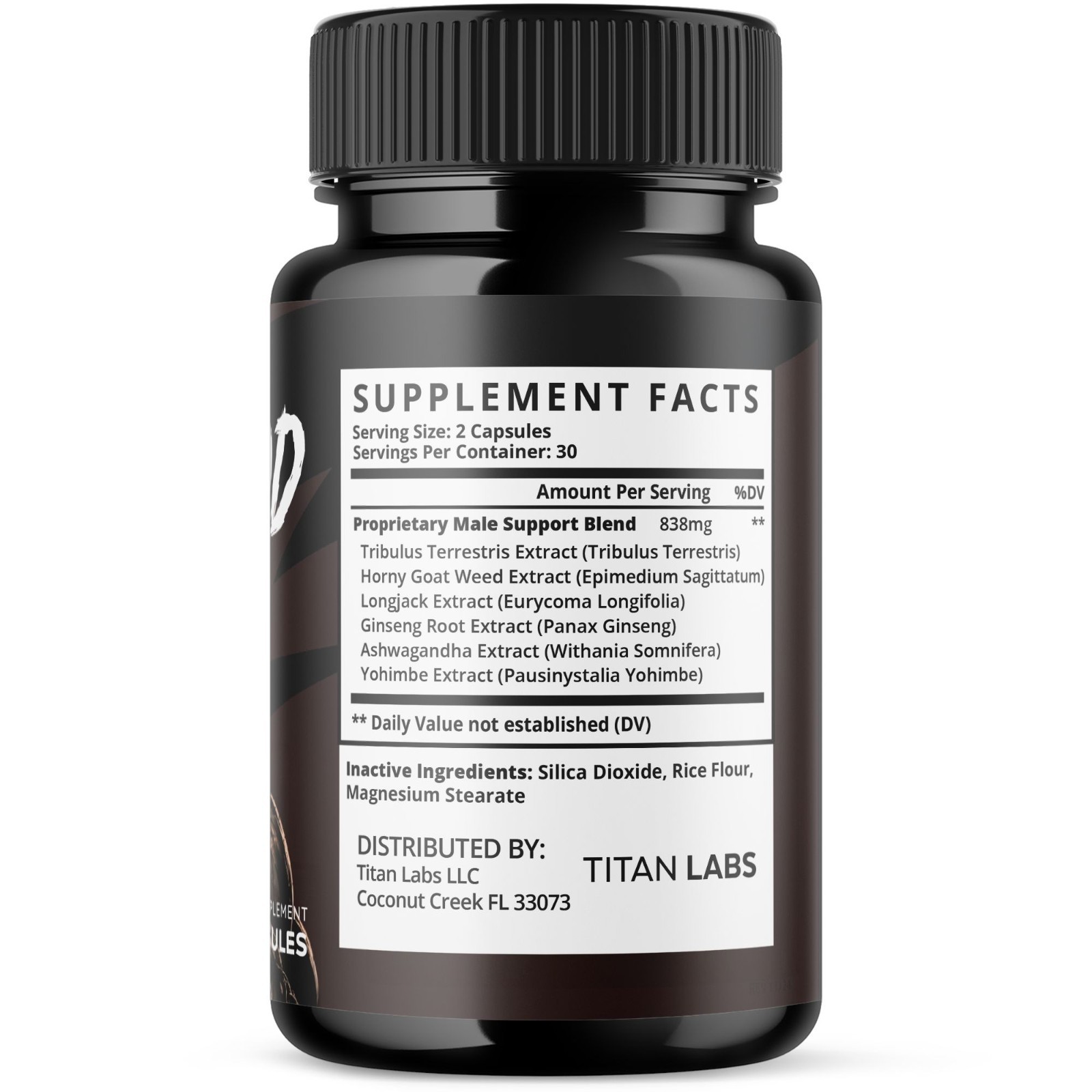 (1 Pack) Horsewood Advanced Male Health Support Formula Horse Wood 60 Capsules