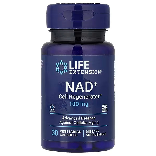 Life Extension NAD+ Cell Regenerator — 100 mg – 30 Vegetarian Capsules