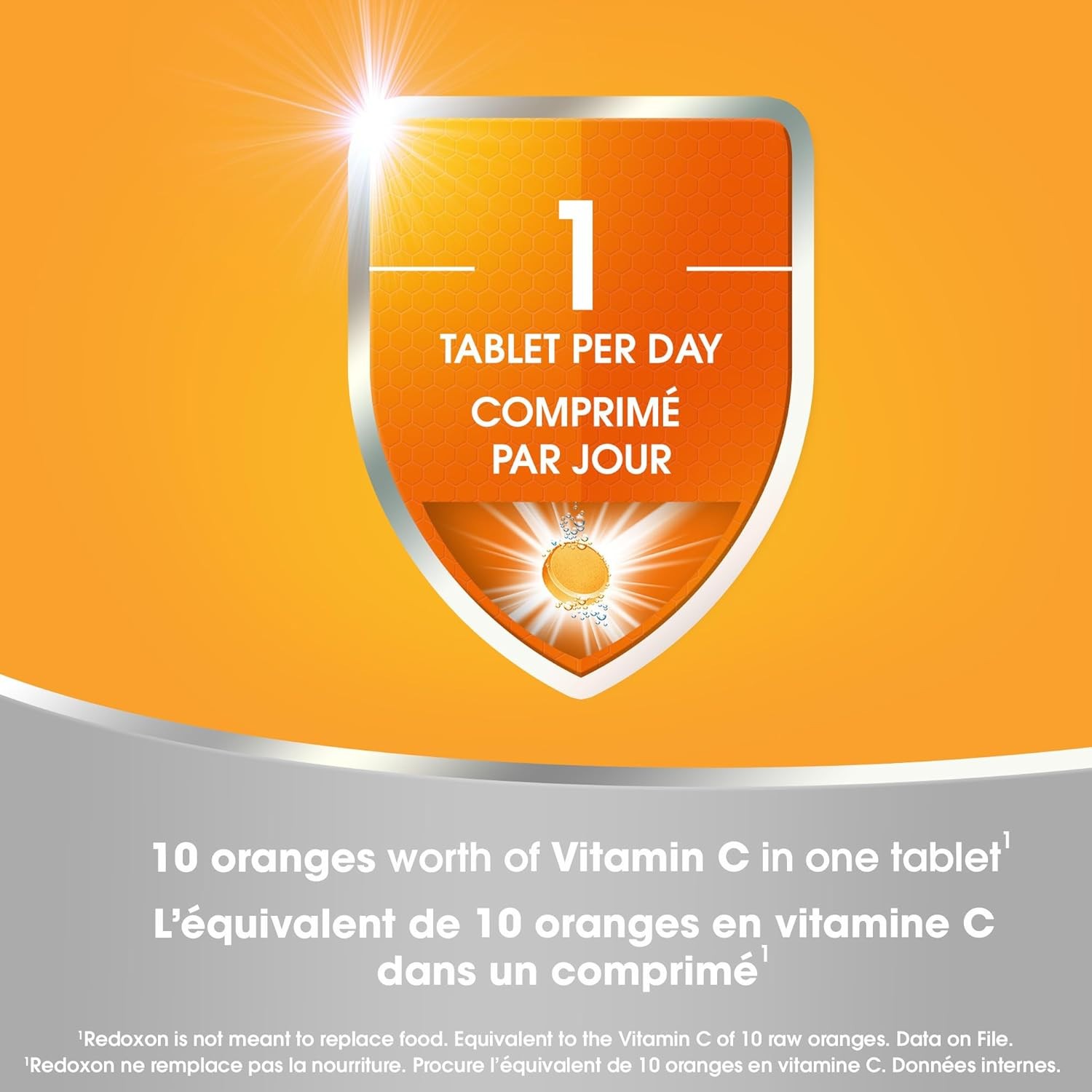 Redoxon Triple Action Vitamin C, Vitamin D And Zinc – 45 Effervescent Tablets