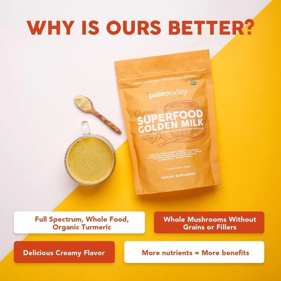 Superfood Golden Milk – Free Shipping – EXP 2027+