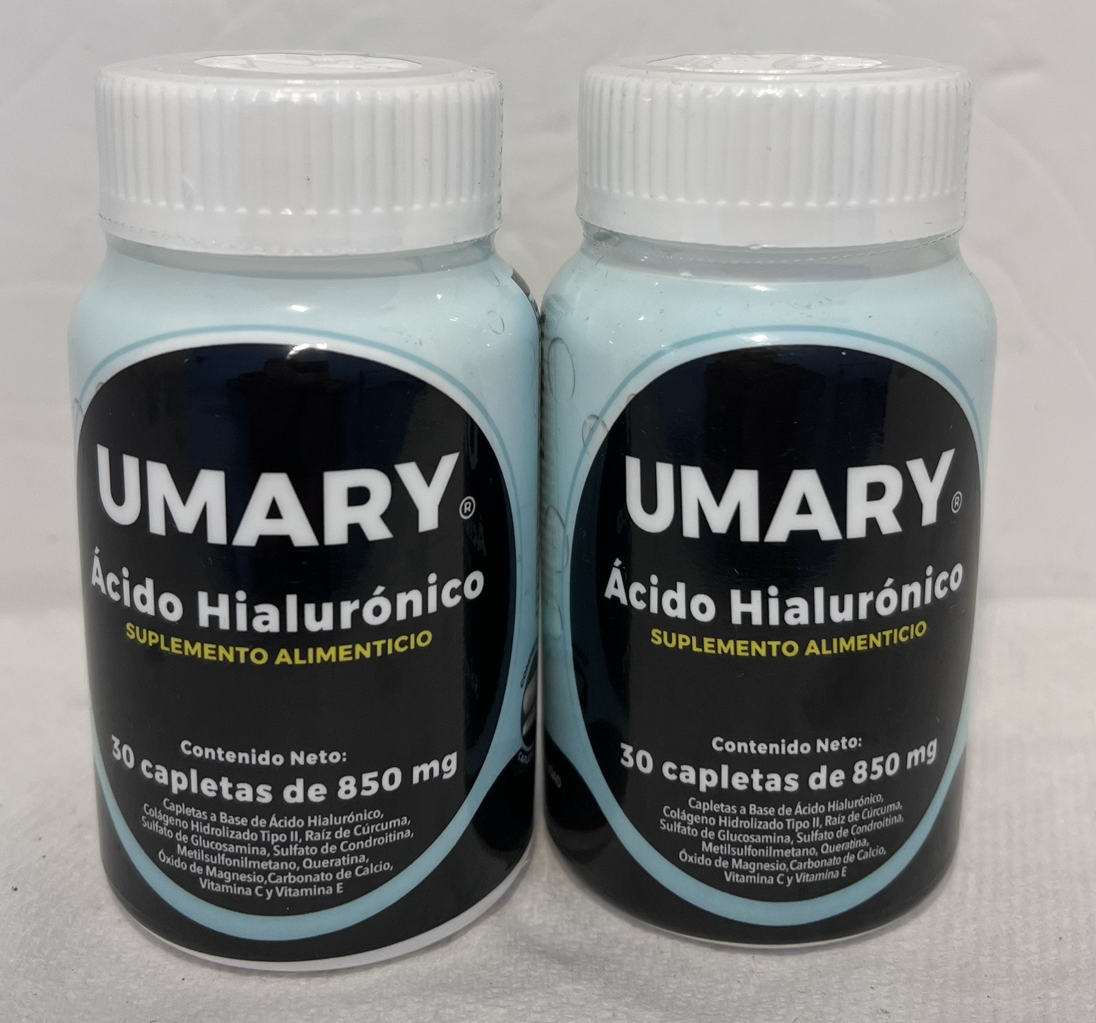 2pk -Hyaluronic Acid 850mg Anti-Aging 60 Capsules with Vitamin C&E