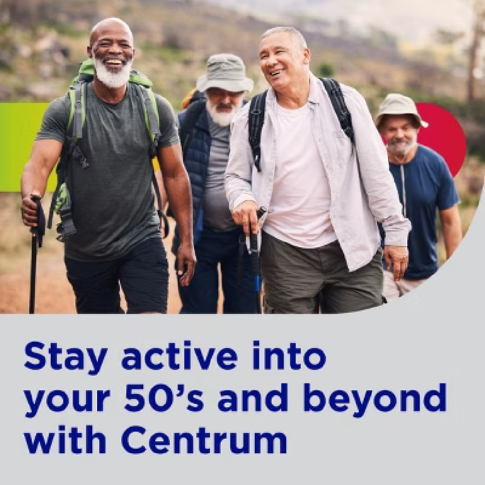 Centrum Silver Men 50+ Multivitamin Dietary Supplement Tablets