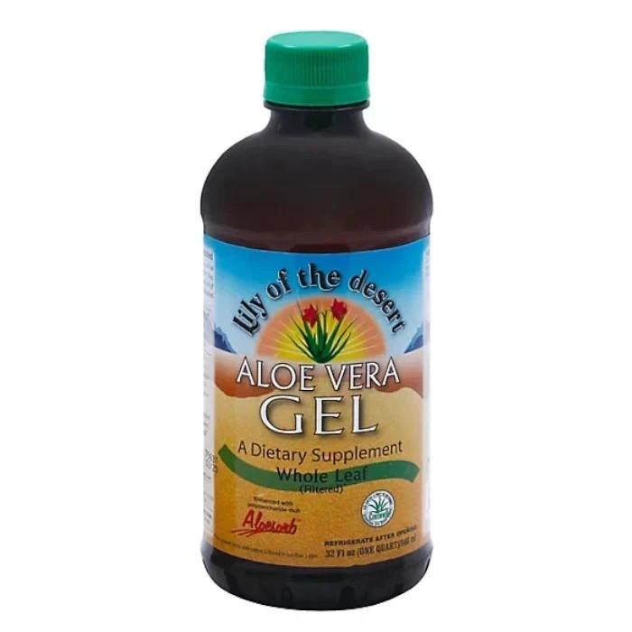 Lily of the Desert Aloe Vera Gel Whole Leaf (Filtered) 32 fl. oz Each (Pack of 6
