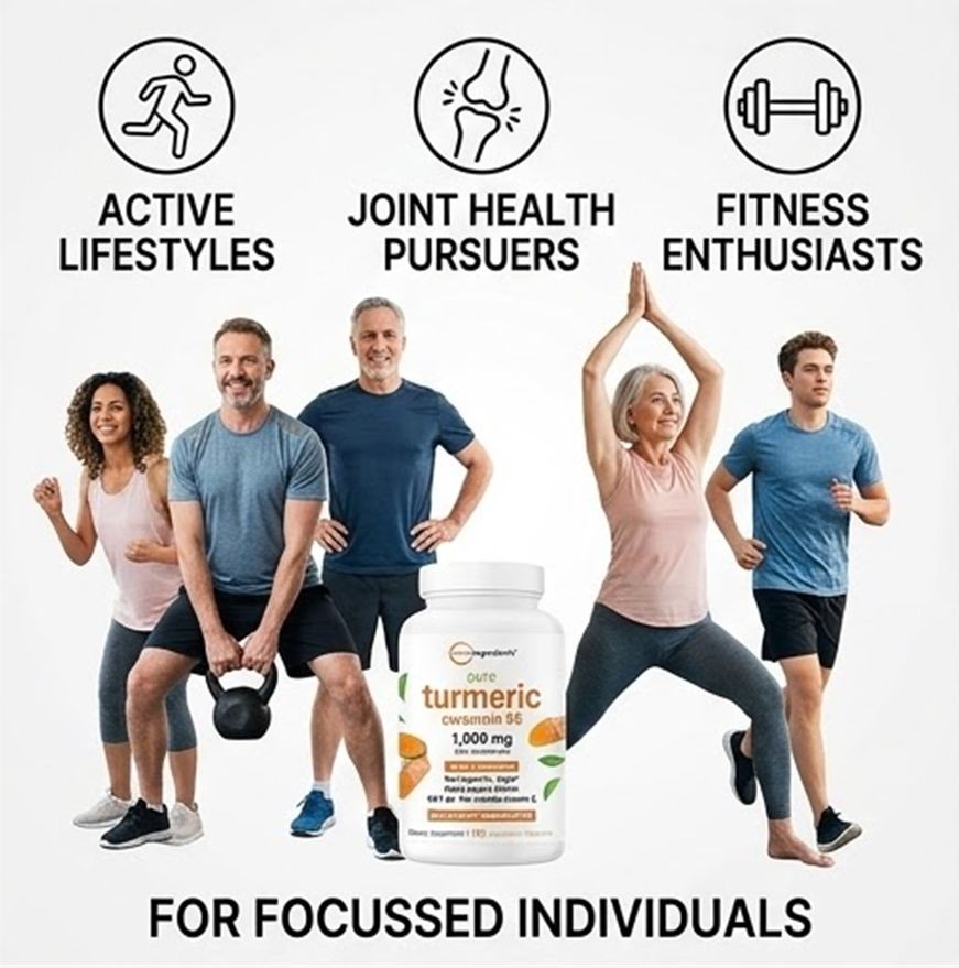Micro Ingredients Turmeric Curcumin 95 2-Pack 1000mg Black Pepper 240 Capsule