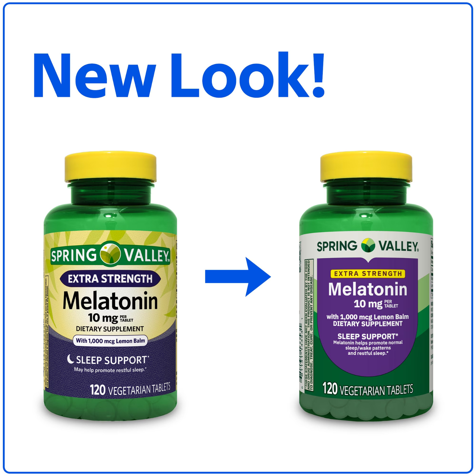 Spring Valley Extra Strength Melatonin Sleep Dietary Supplement 10 mg, 120 Count