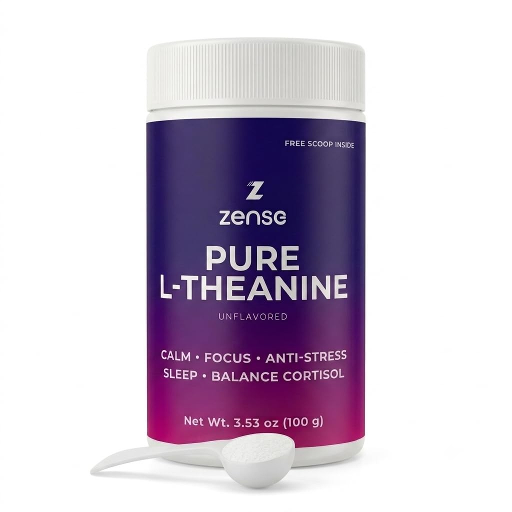 Pure LTheanine Powder 100% 100gm500 Servings Natural LTheanine Supplement On…