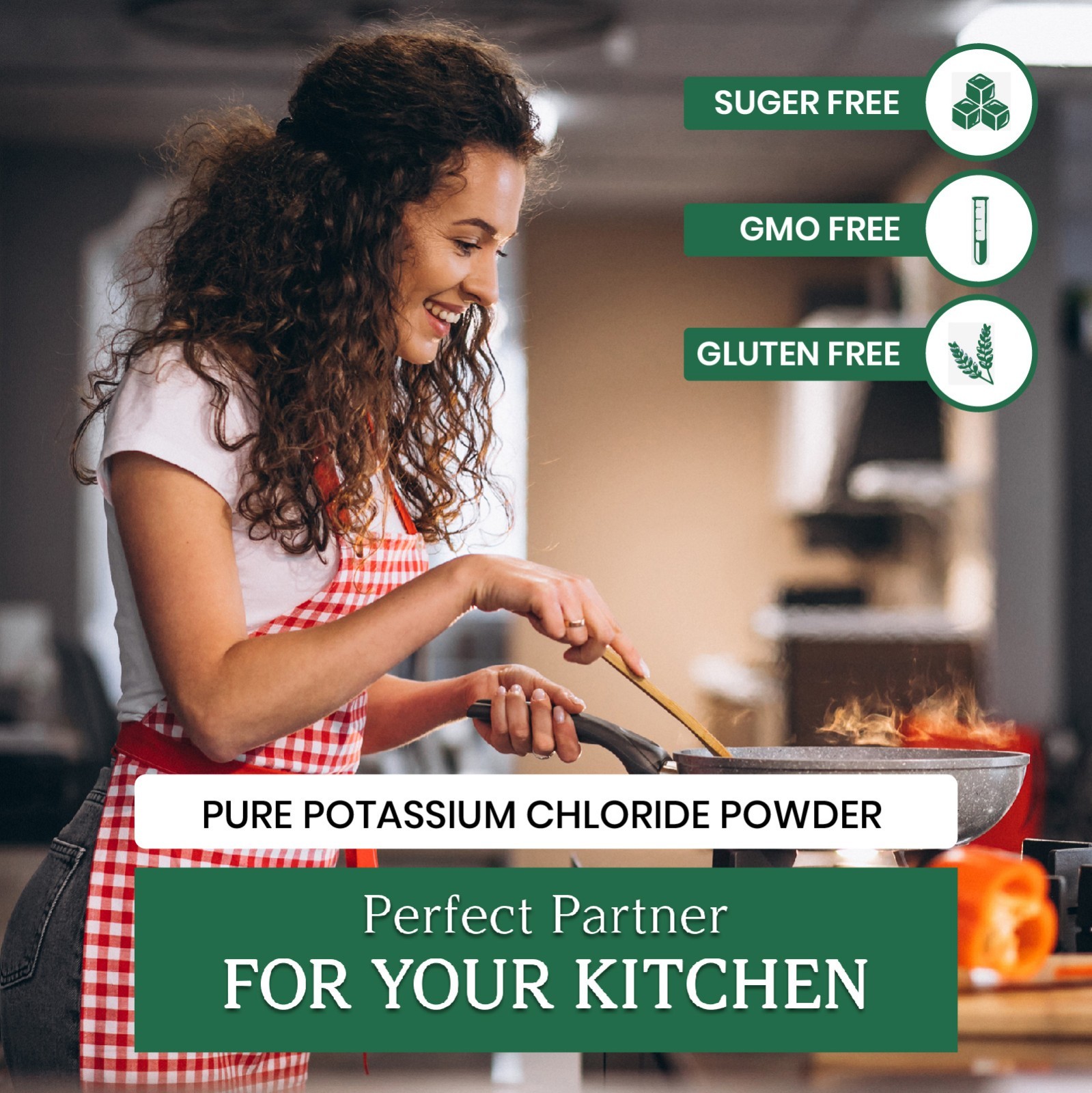 Potassium Chloride Powder, Pack of 2 (2 lb Each) – Sodium-Free Salt Substitute