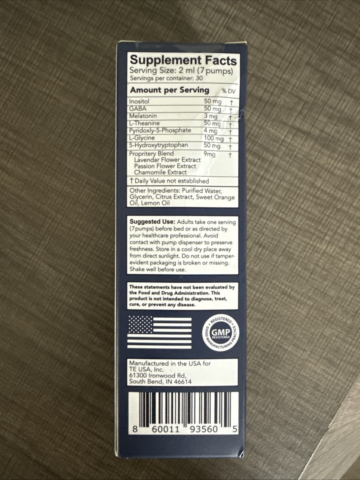 Te Nox Super Sleep Dietary Supplement Liquid 2fl oz 30ml