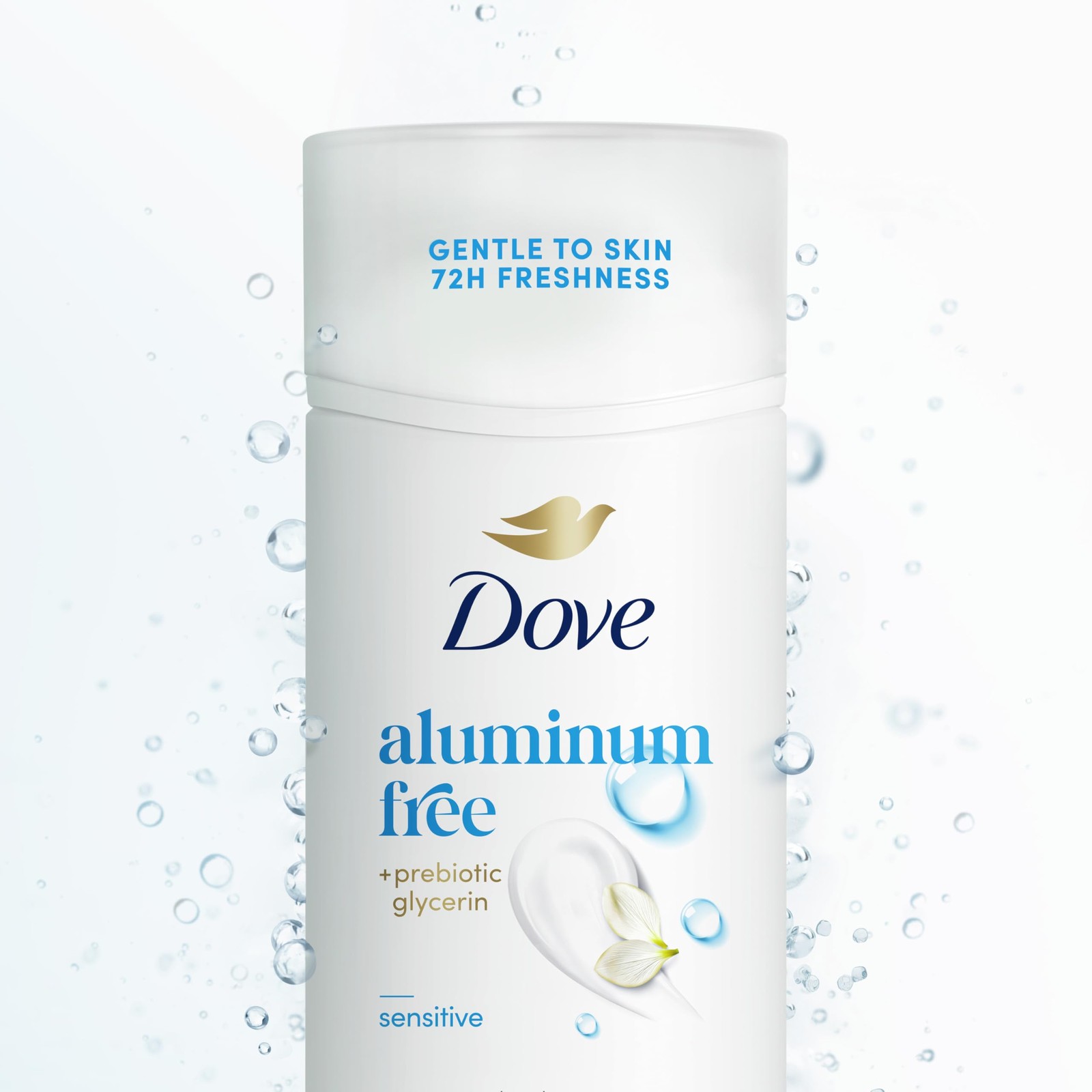 Dove Deodorant Stick Sensitive for 72 Hour Odor 2.4 Ounce (Pack of 1), Blue