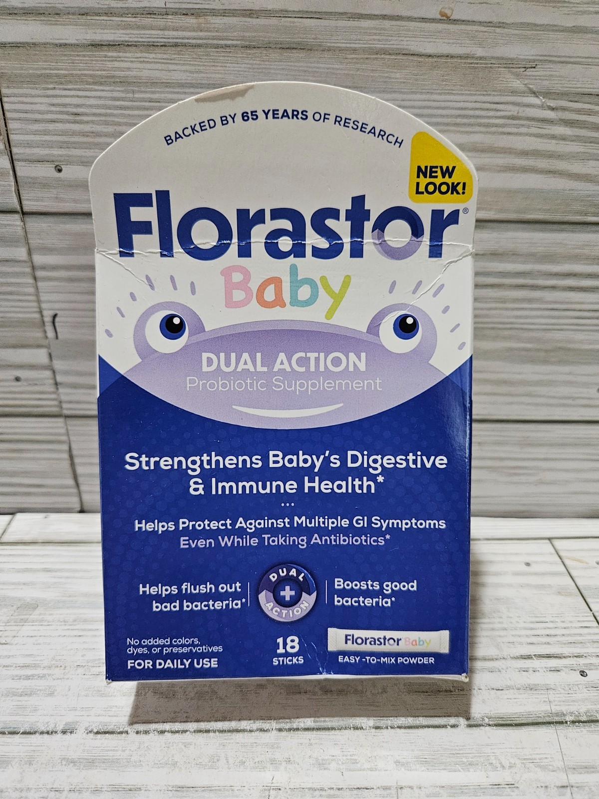 Florastor Baby Dual Action Probiotic Supplement 18 Sticks 2/2027