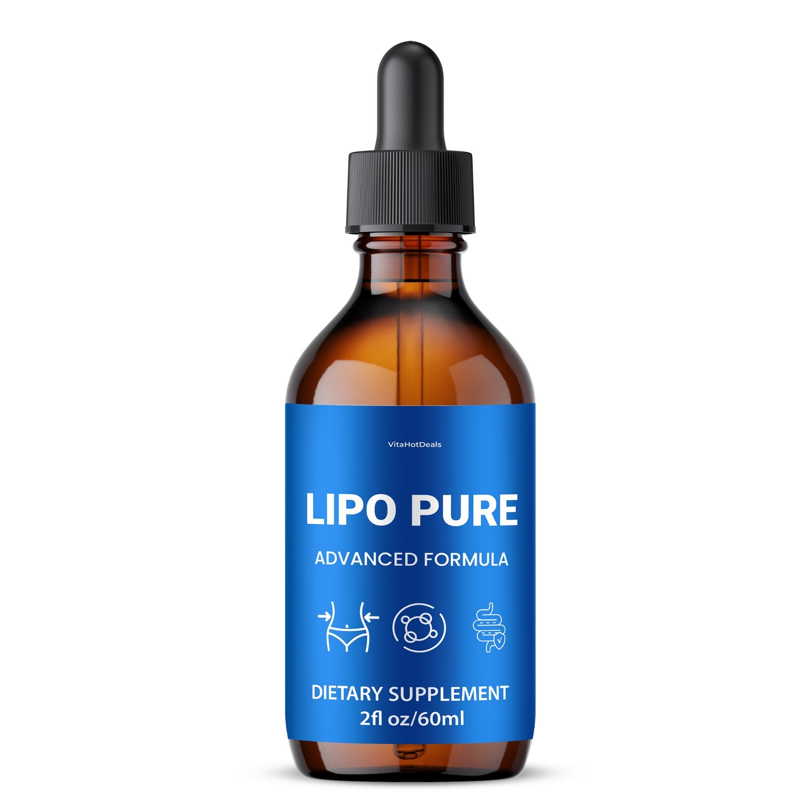 Lipo Pure Drops, All Natural Max Strength Formula, LipoPure Drops (10 pack)