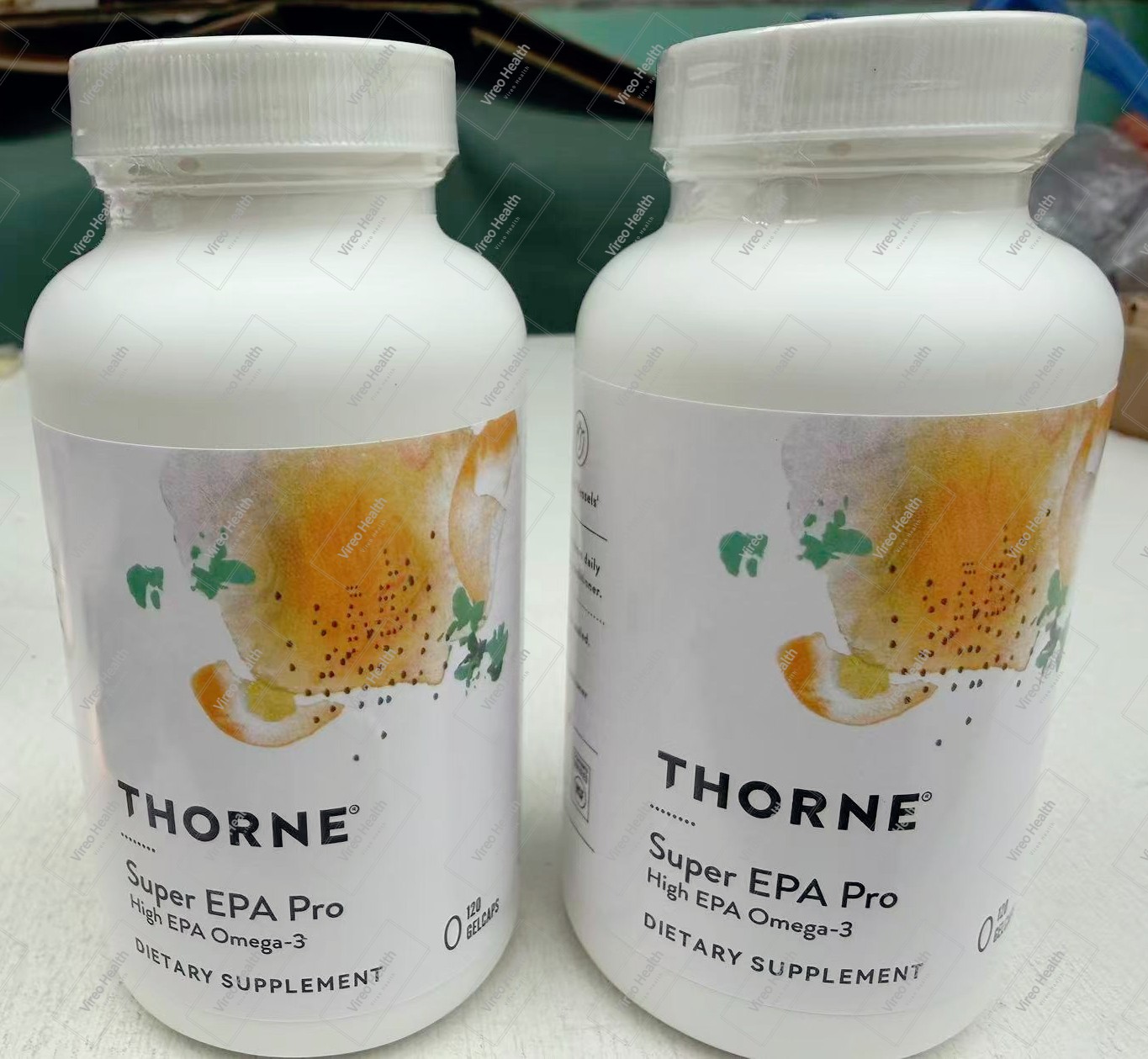2X THORNE Super EPA Omega-3 Fish Oil Supplement with EPA & DHA Exp 07/2028 NEW