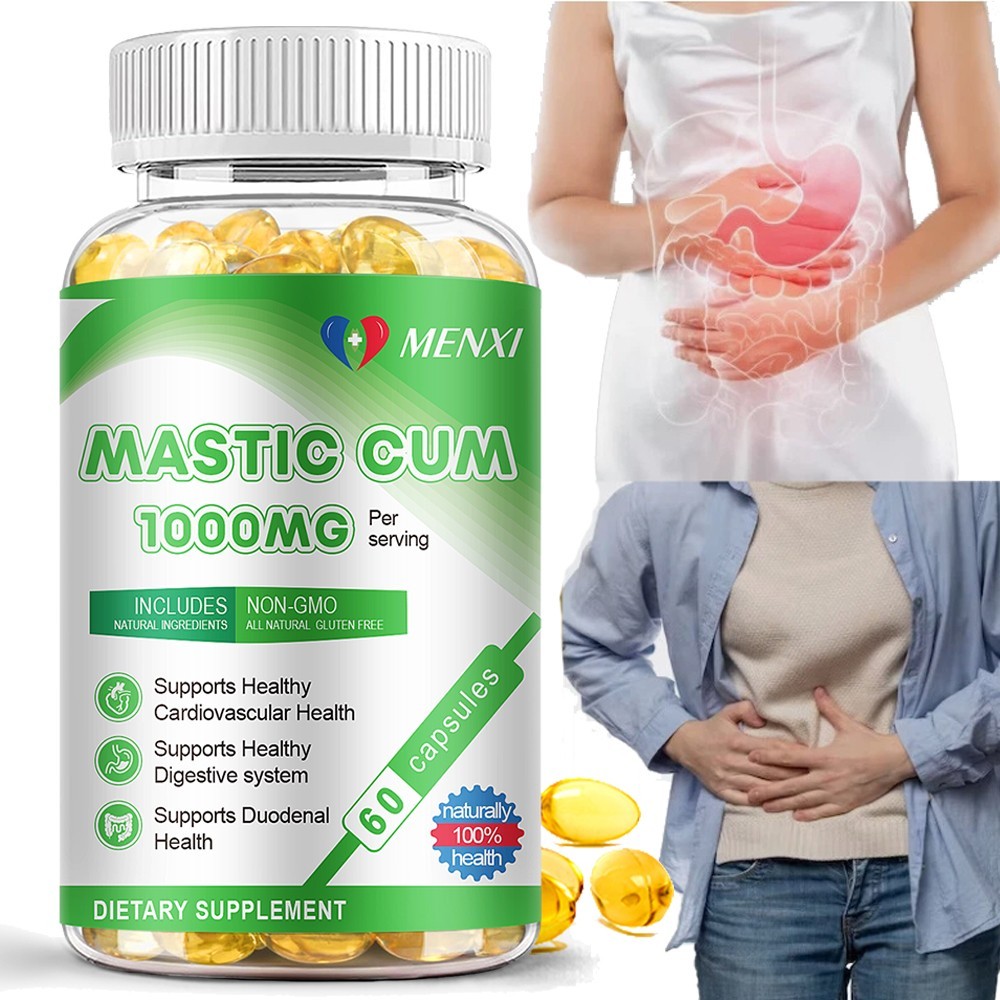 1000mg Mastic Gum Capsules – Support Gastrointestinal Health, Digestive System