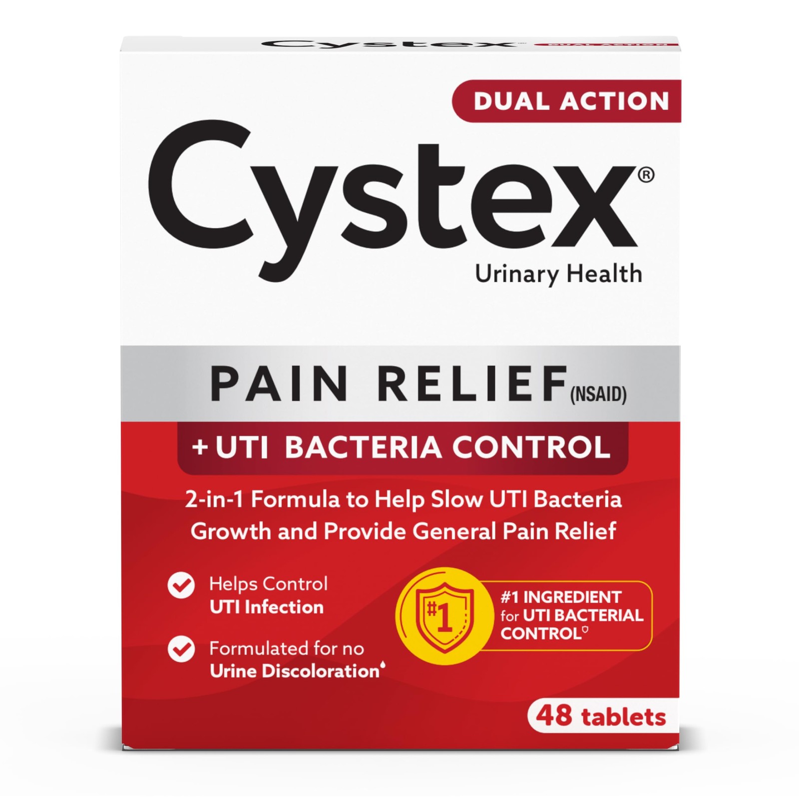 DualAction UTI Pain Relief Tablets FastActing Urinary Pain Relief for Burnin…