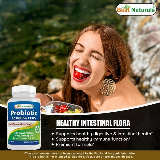 Best Naturals Probiotic 10 30 Billion 60 Vcaps