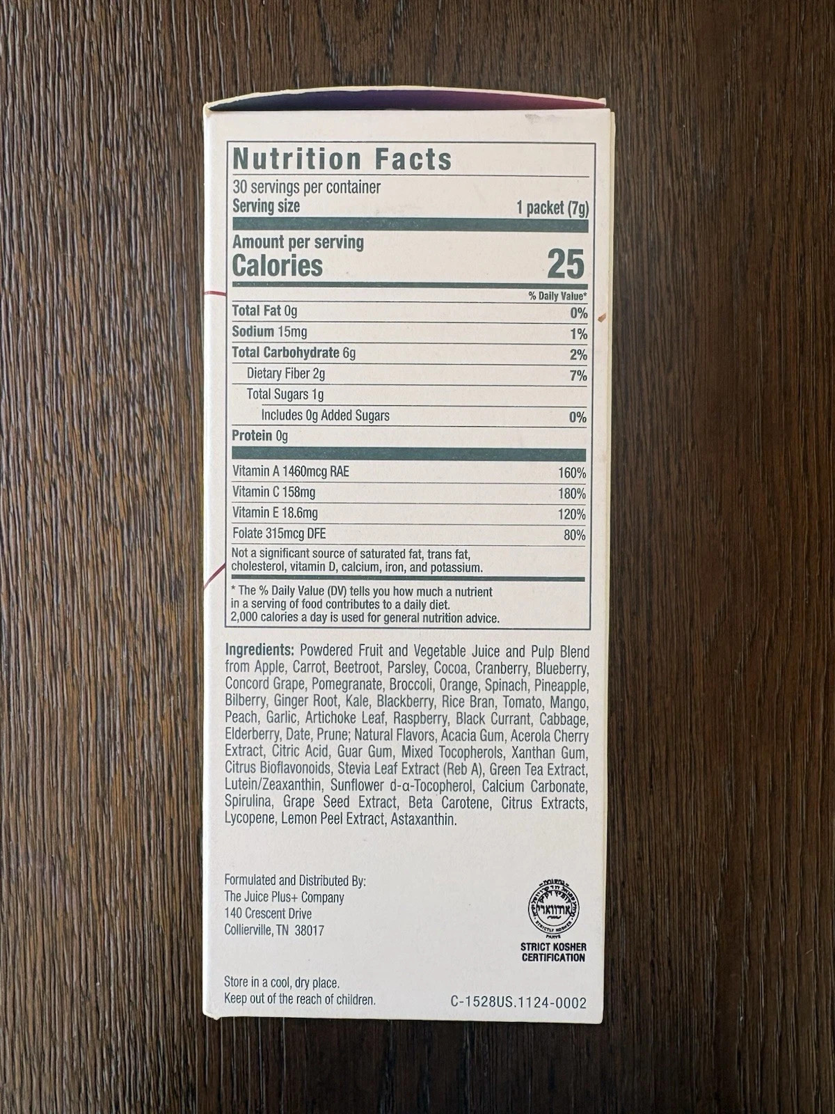 NEW Juice Plus Super Food Powder 30 Stick Packs exp 7/2026 Brand New in Box