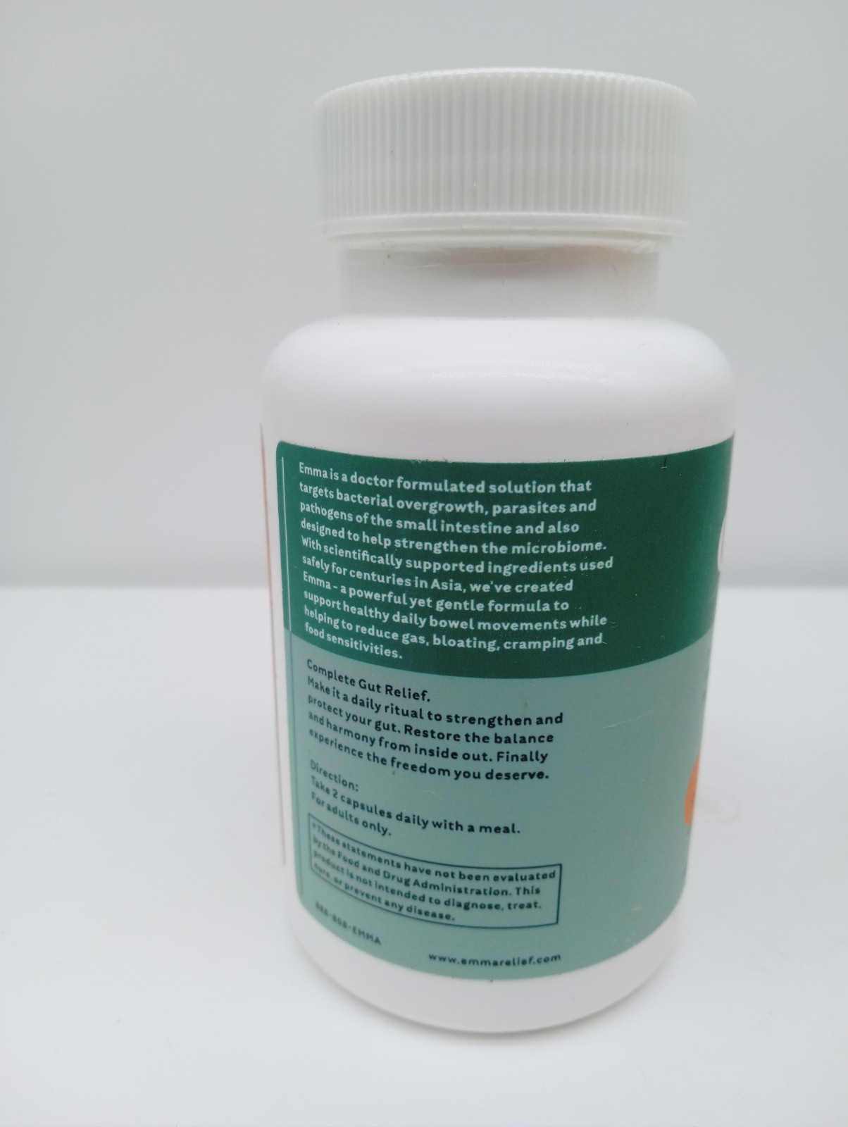 3X Emma Dietary Supplement Gut Health Bloating Constipation 60 Caps Exp 5/27