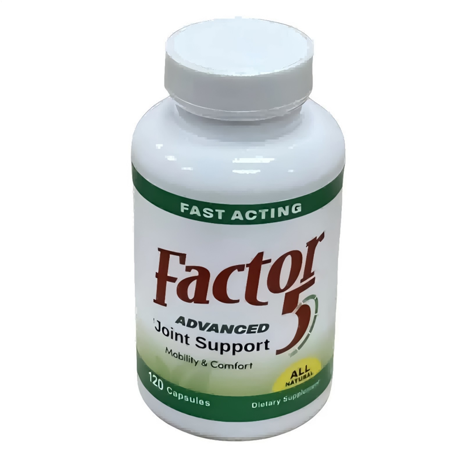 Med Free Living Factor 5 -Joint Support Fast Acting Muscle Complex 120 Piec New