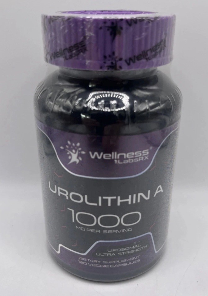Wellness Urolithin A Supplement 120 Veggie Capsules 1,000mg EXP : 4/28