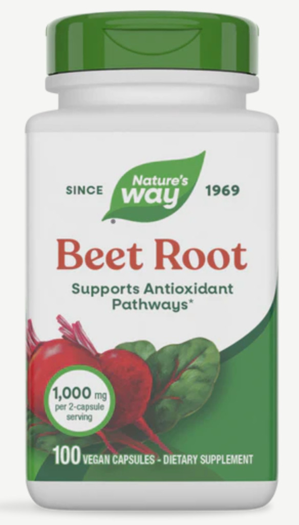 NATURE’S WAY – Beet Root – 100 Vegan Capsules