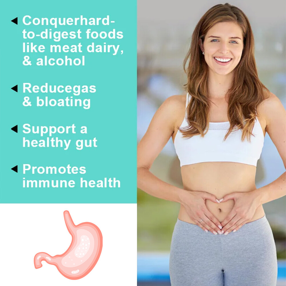 16 Digestive Enzymes Blend 500mg-16 ENZYMES +10 BILLION CFU PROBIOTICS