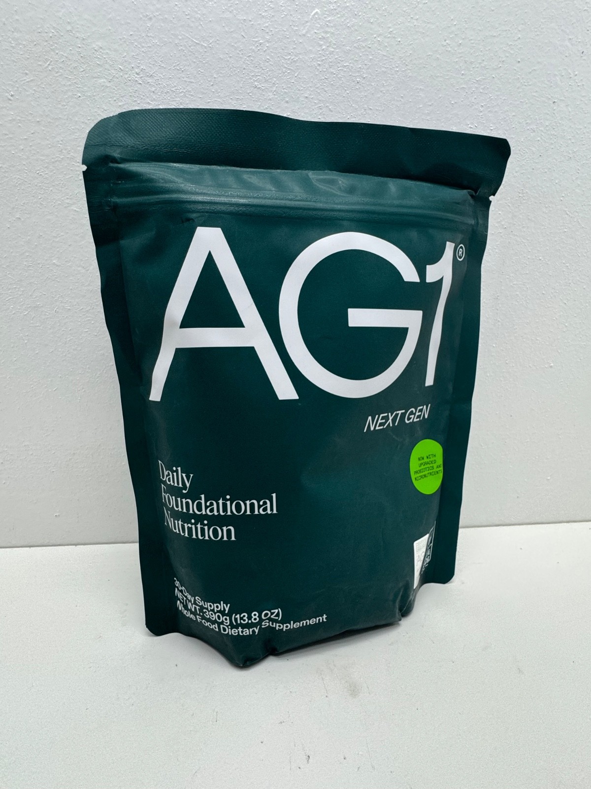 AG1 Athletic Greens PowderPouch 12.7oz/360g 30 Day Supply 1 Bag 09/2026