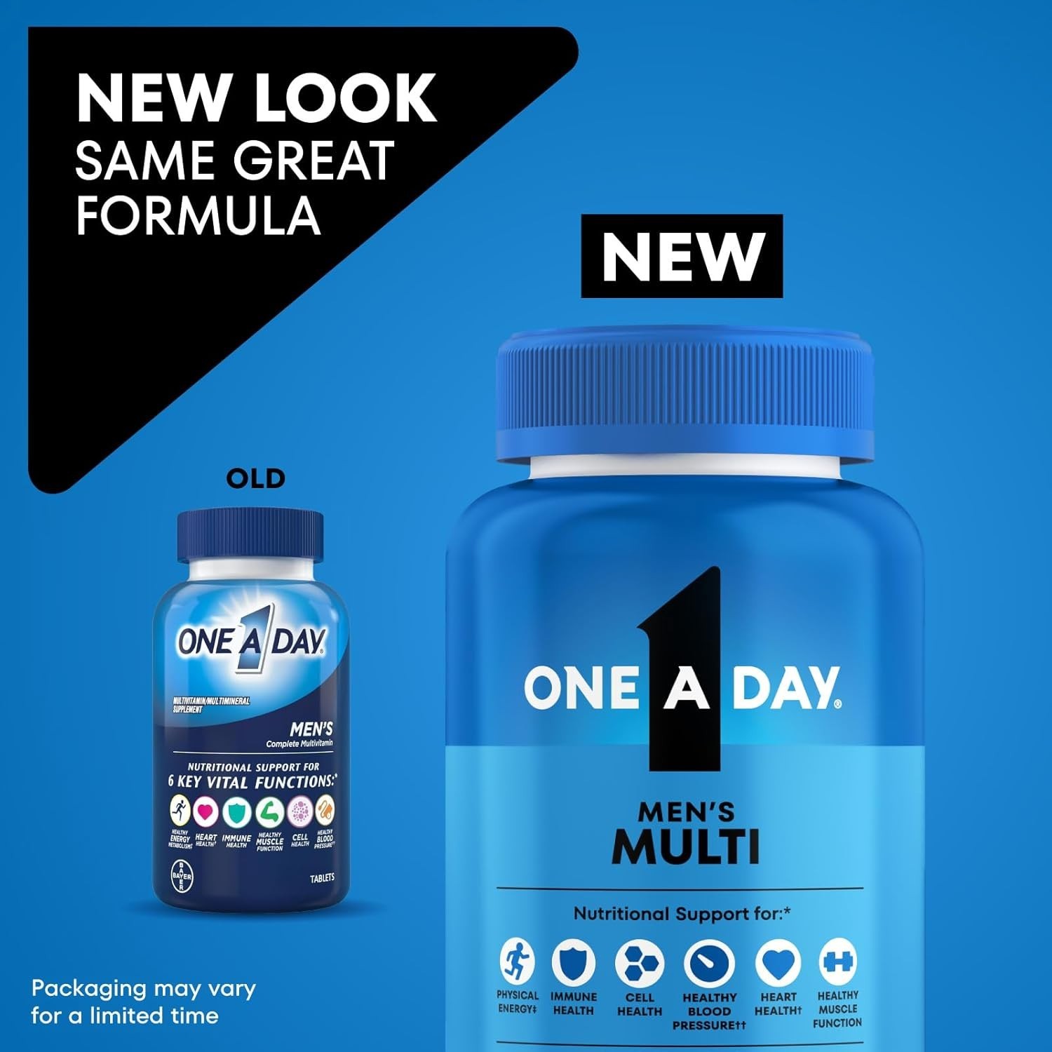 One A Day Multivitamin for Men – Daily Mens Multivitamins with Vitamin D, Zinc,