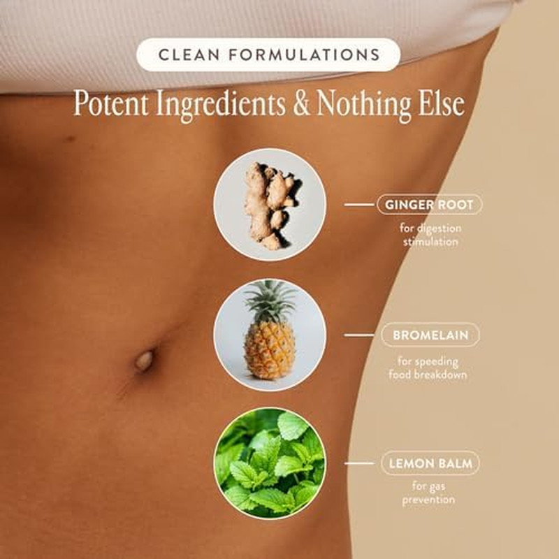 Arrae Fast-Acting Bloating Relief Digestive Enzymes, All Natural Bloat, Gas & In