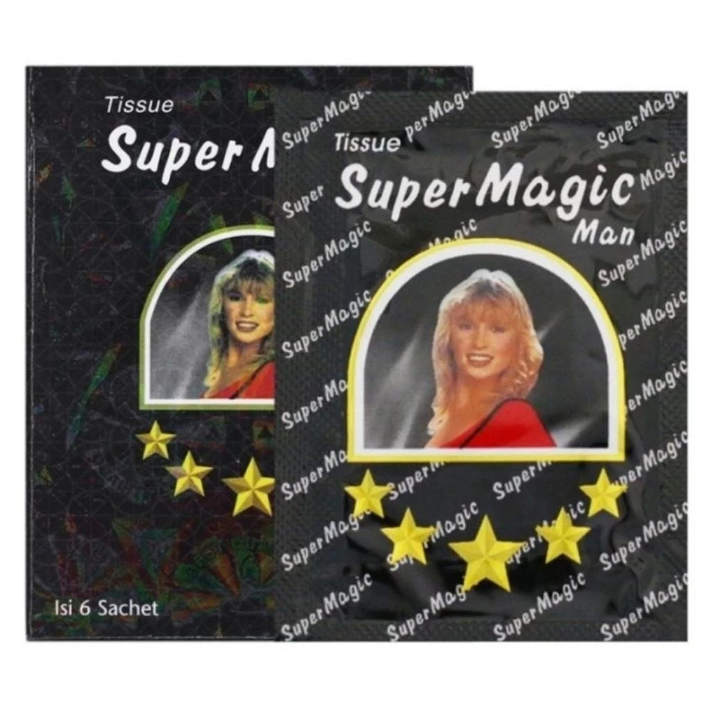 20 Box Super Magic Man Wet Antiseptic Tissue Longer Sex Delay Ejaculation