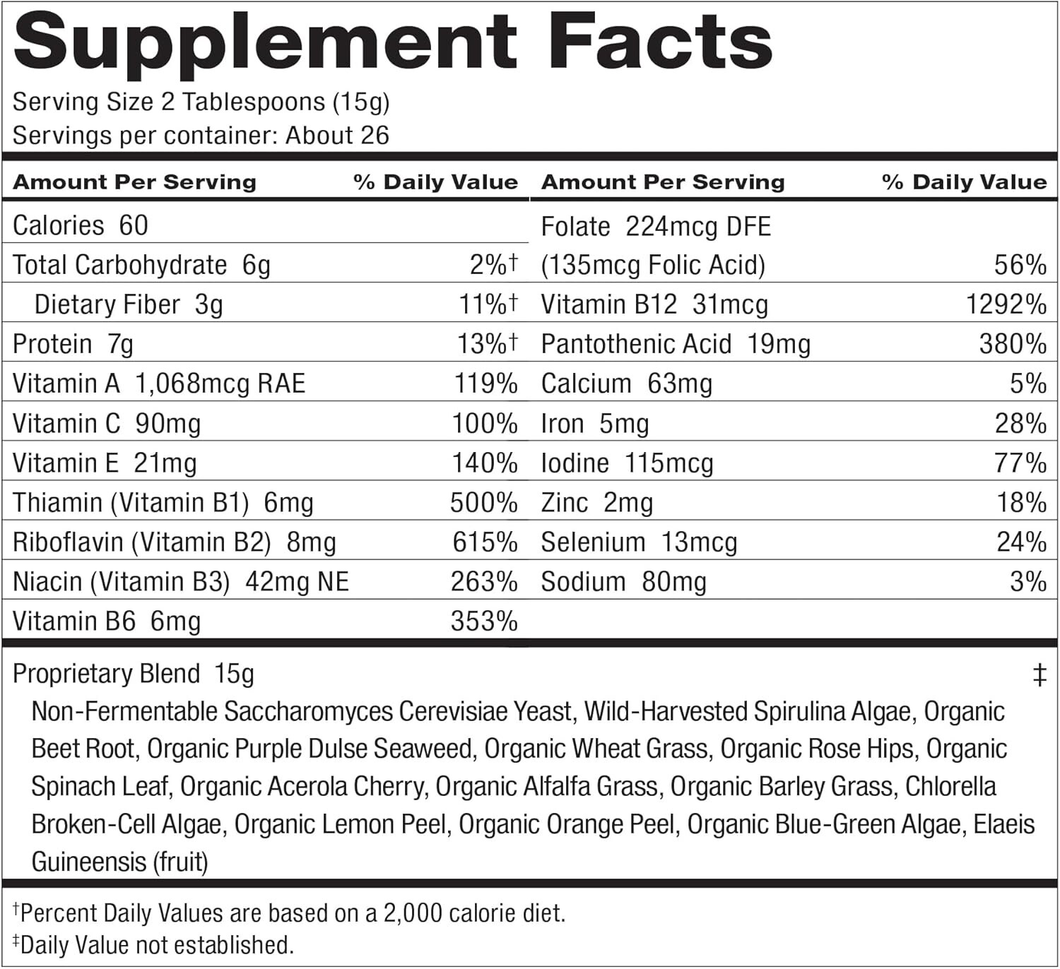 Dr Schulze SuperFood Plus Vitamin and Mineral Herbal Concentrate 14 oz powder