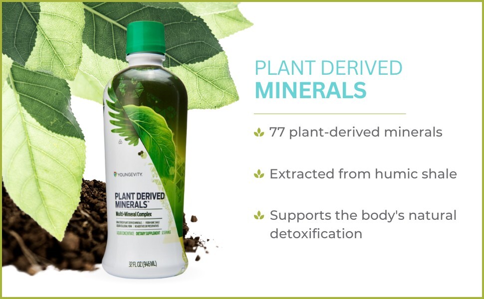 Youngevity Dr. Joel Wallach Plant Derived Minerals 32 oz 4 PACK – FREE SHIPPING