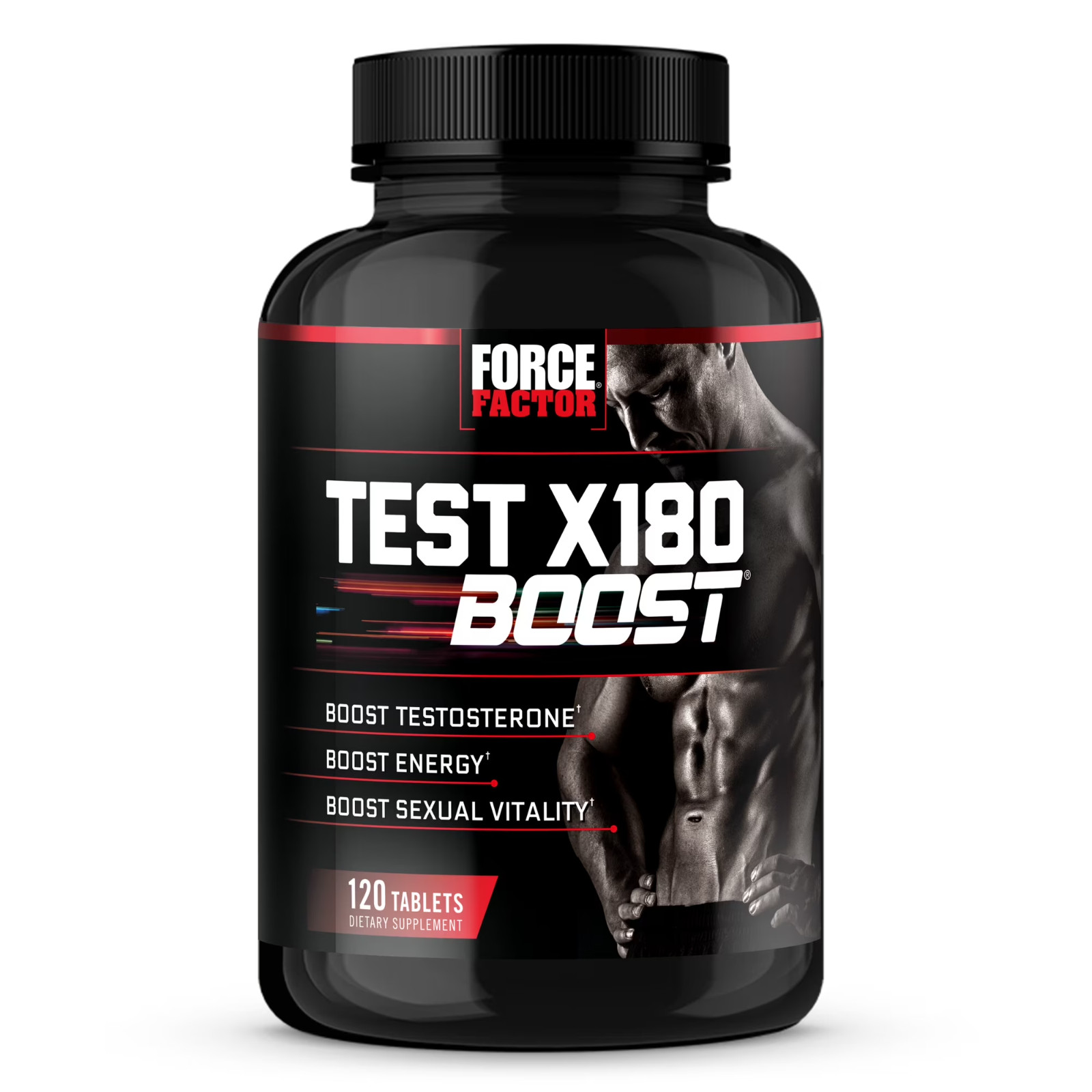 Force Factor Test X180 Boost Testosterone Booster Men 120 Tablets Boron