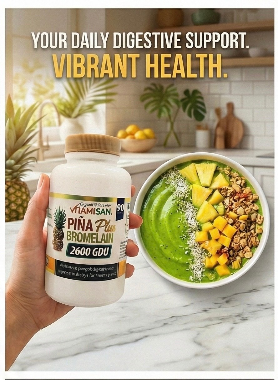 2600 GDU Bromelain 180 Capsule 100mg from Pineapple Digestive Supplement Pill VB
