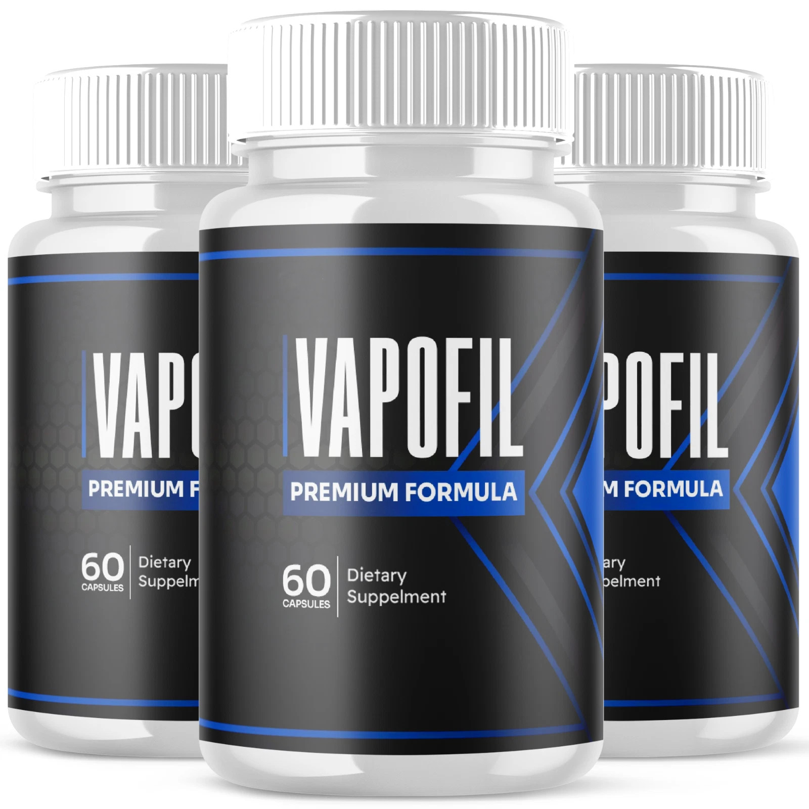 (3 Vapofil Pack) Advanced Male Pills Vapo Fil Suitable Formula Supplement 180 Ca