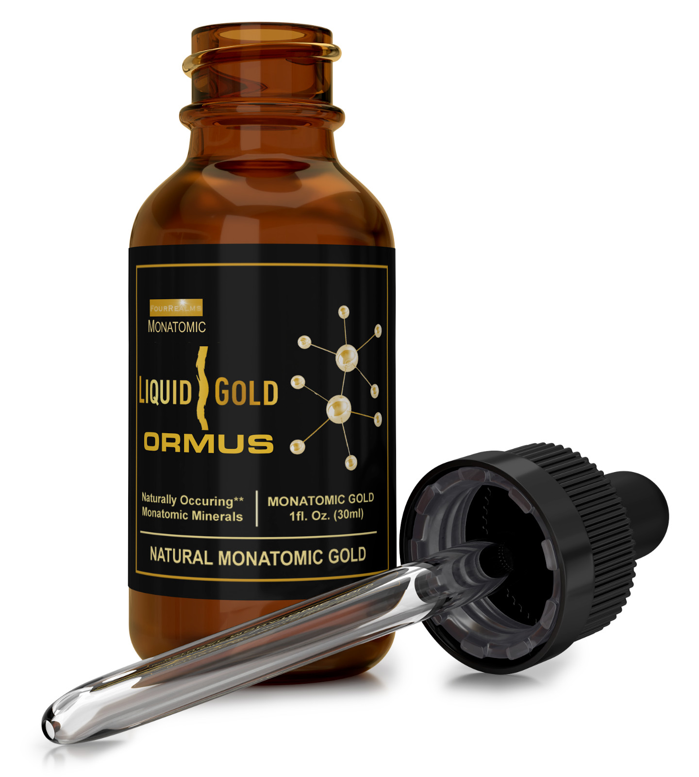 Monatomic Gold Elixir Ormus Platinum Colloidal Gold custom bundle Monatomic Caps