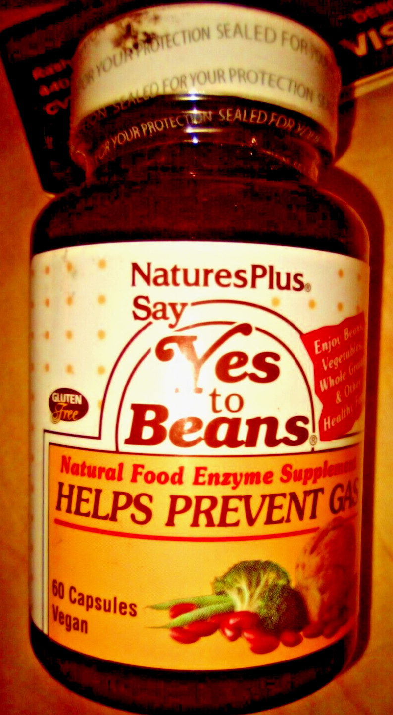 Natures Plus Say Yes To Beans Natural Food Enzyme Supplement