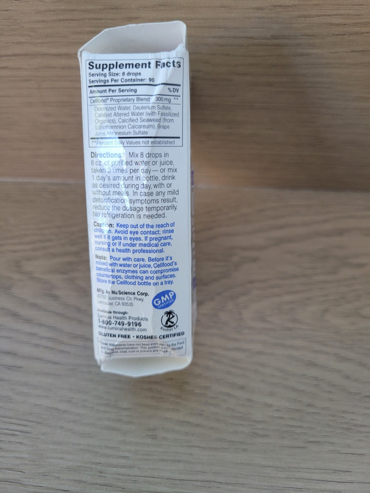 Cellfood Liquid Concentrate 1 fl oz FRESH MADE IN USA, Exp. 06/2030