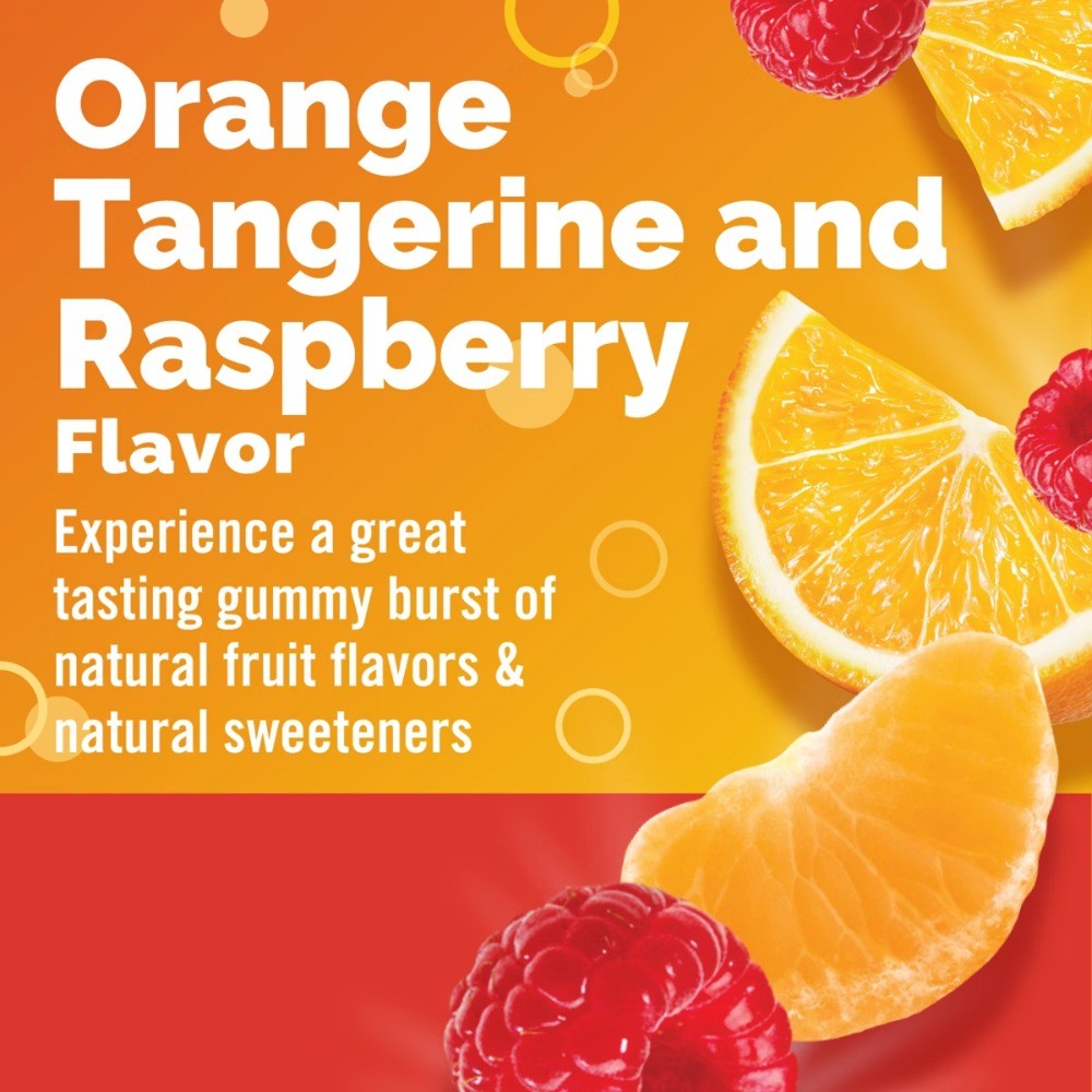 Vitamin C Immune Support Gummies – Orange, Tangerine & Raspberry – 45ct: Dietary