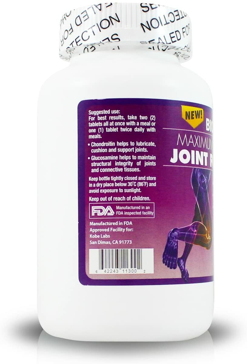 Bio-Jett Maximum Strength Joint Formula 250 Tablets Made in USA, Free Shipping