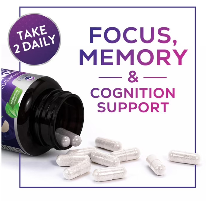 ( 2 pack ) Lions Mane 10,000mg Lion?s Mane Supplement Capsules for Memory
