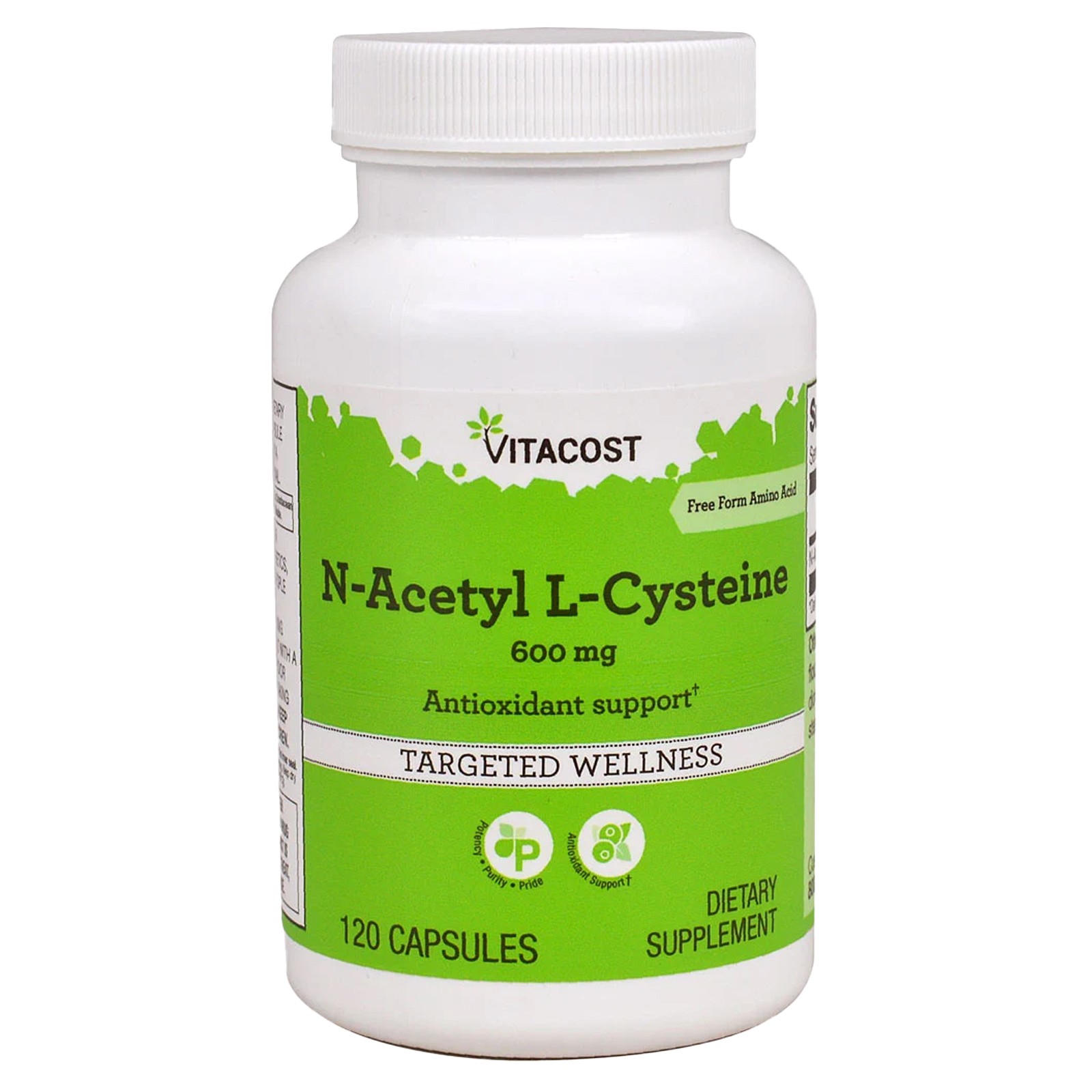 N-Acetyl L-Cysteine, 600 mg, 120 Capsules