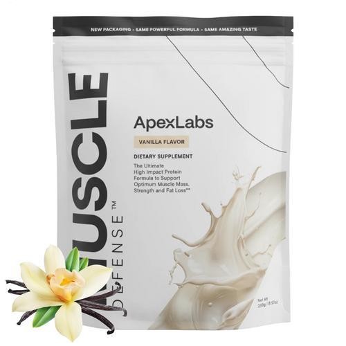 APEXLABS MUSCLE DEFENSE VANILLA FLAVOR – 8.57 OZ – NEW PACKING