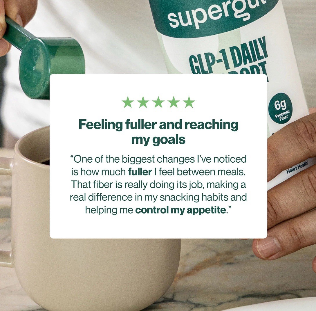 Supergut Daily Support-Unflavored Prebiotic Powder,High Fiber Blend(Pack Of 2)