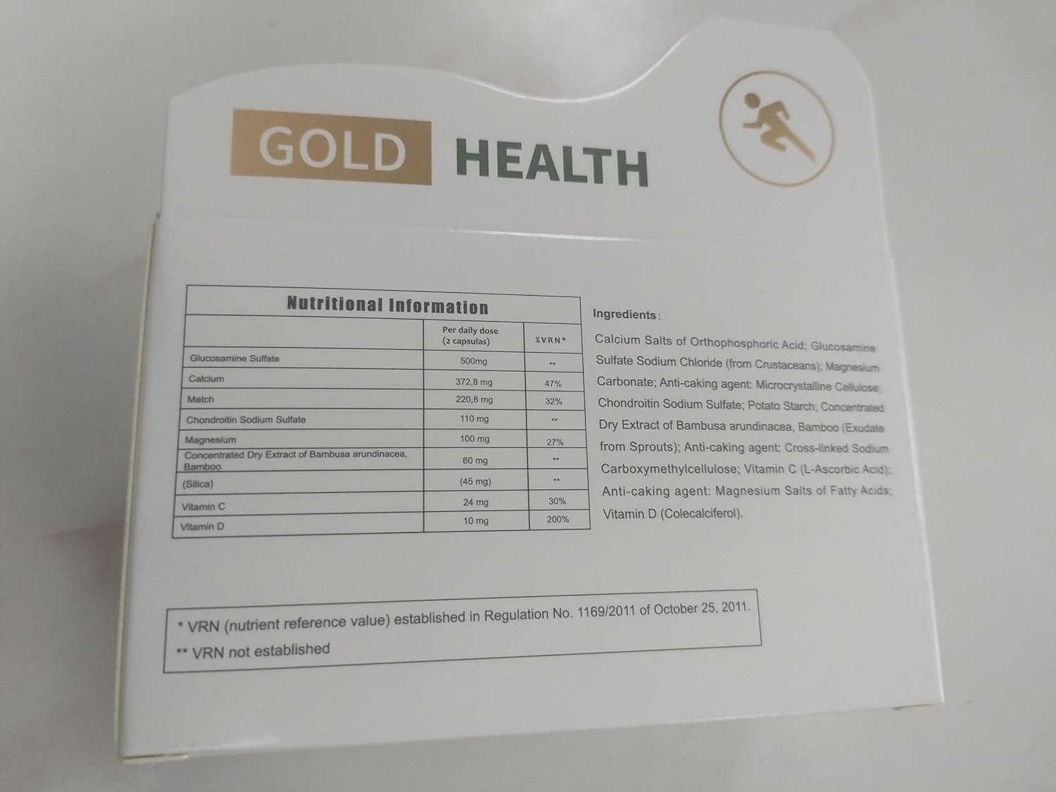 Calcitrin Gold Mobility Supplement: Unflavored Calcium & Collagen Tablets, 60 Ct