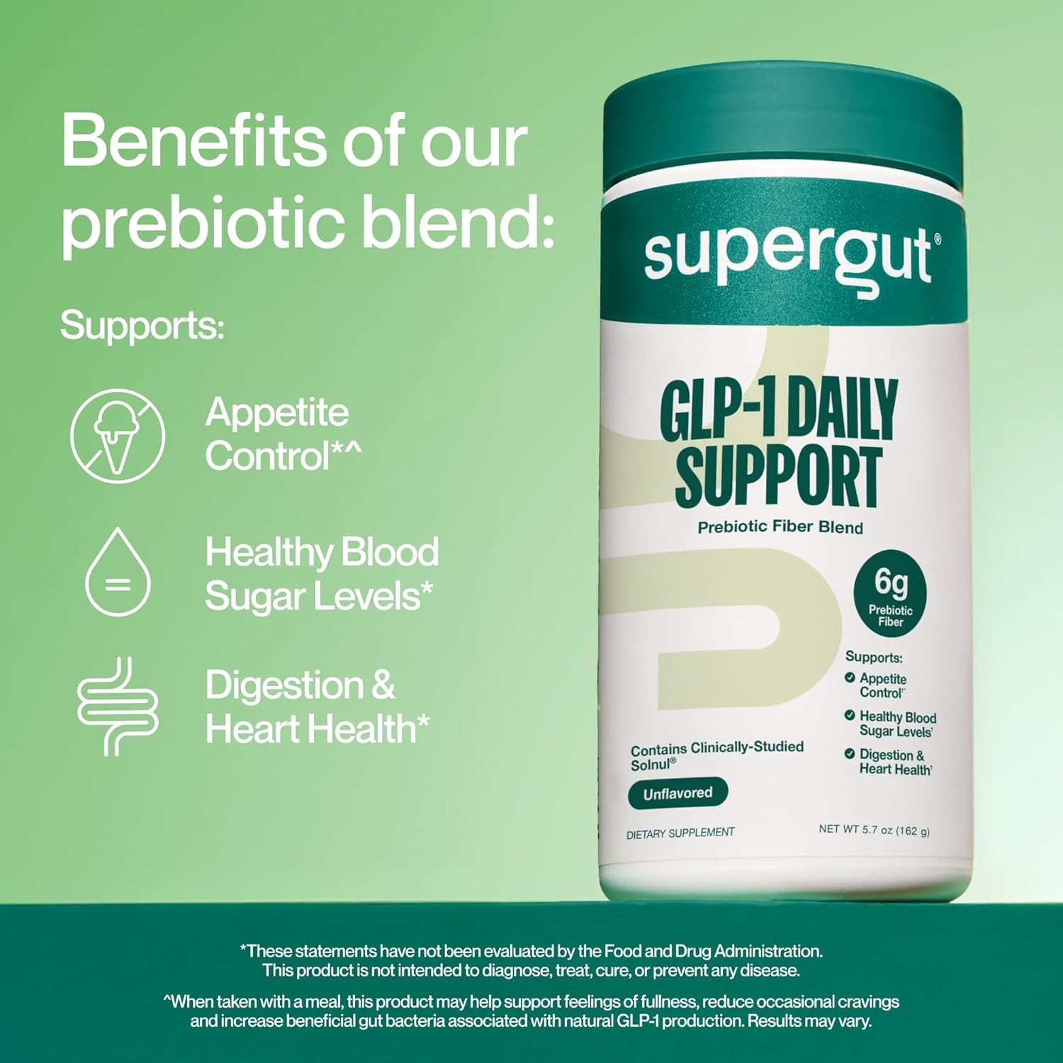 Supergut Daily Support – High Fiber Supplement Powder for Women & Men