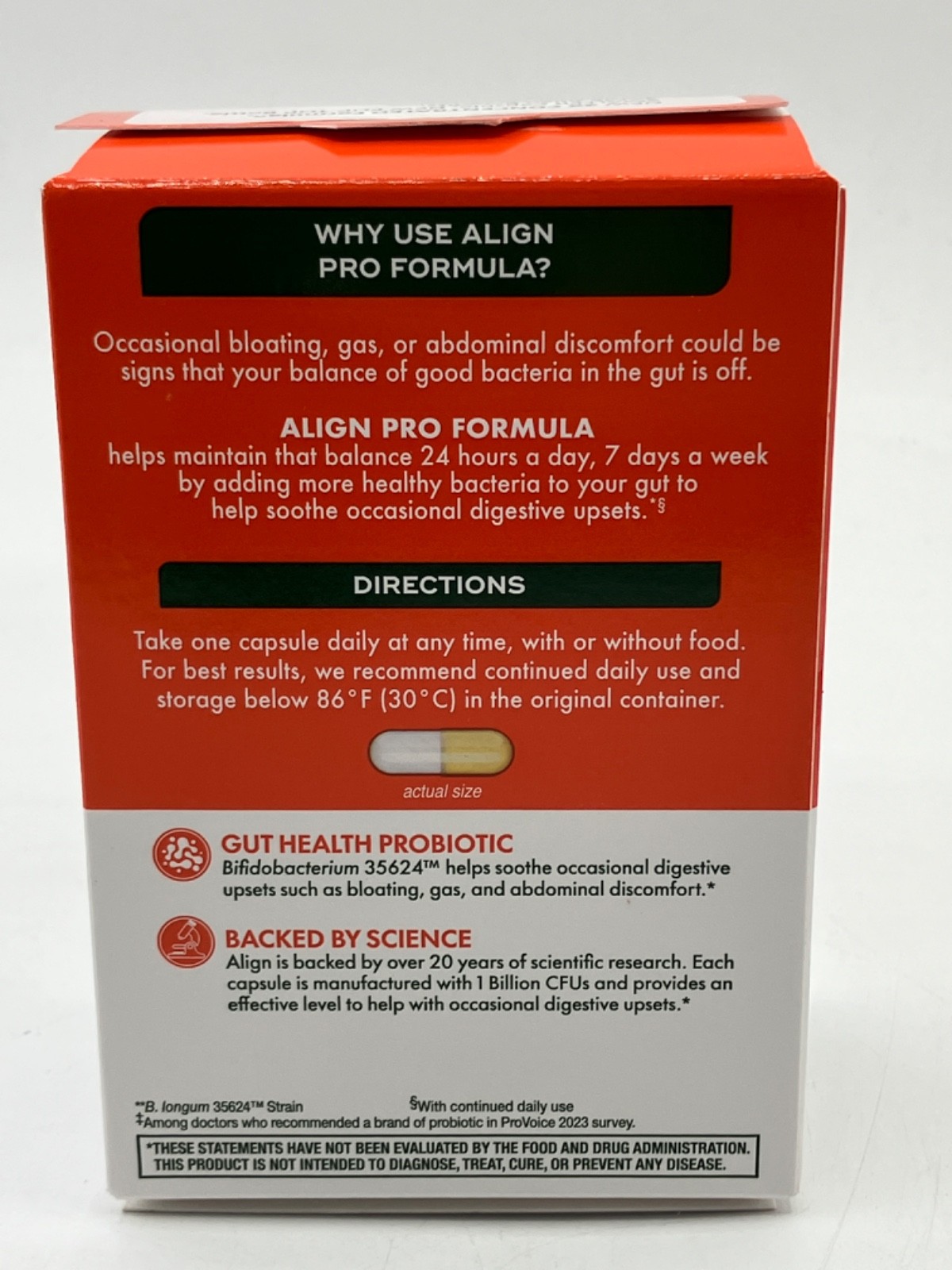 Align Probiotic Pro Formula Digestive Health 63 Capsules BB 04/2028